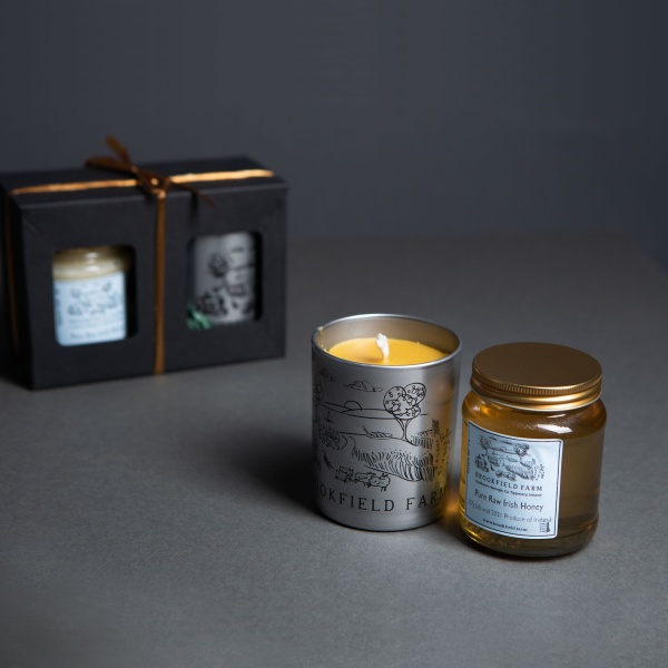 Honey and Scented Beeswax Blend Candle Gift Set